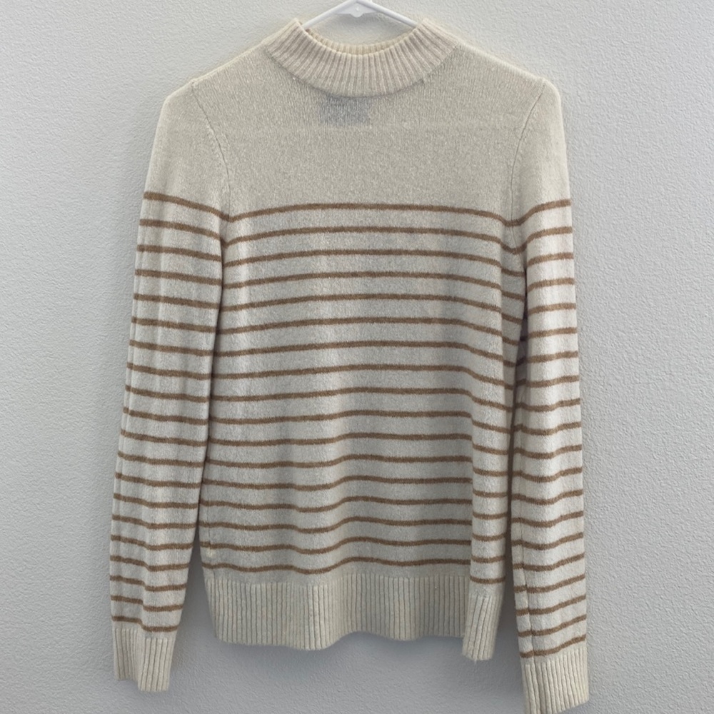 Abercrombie striped mock neck sweater.